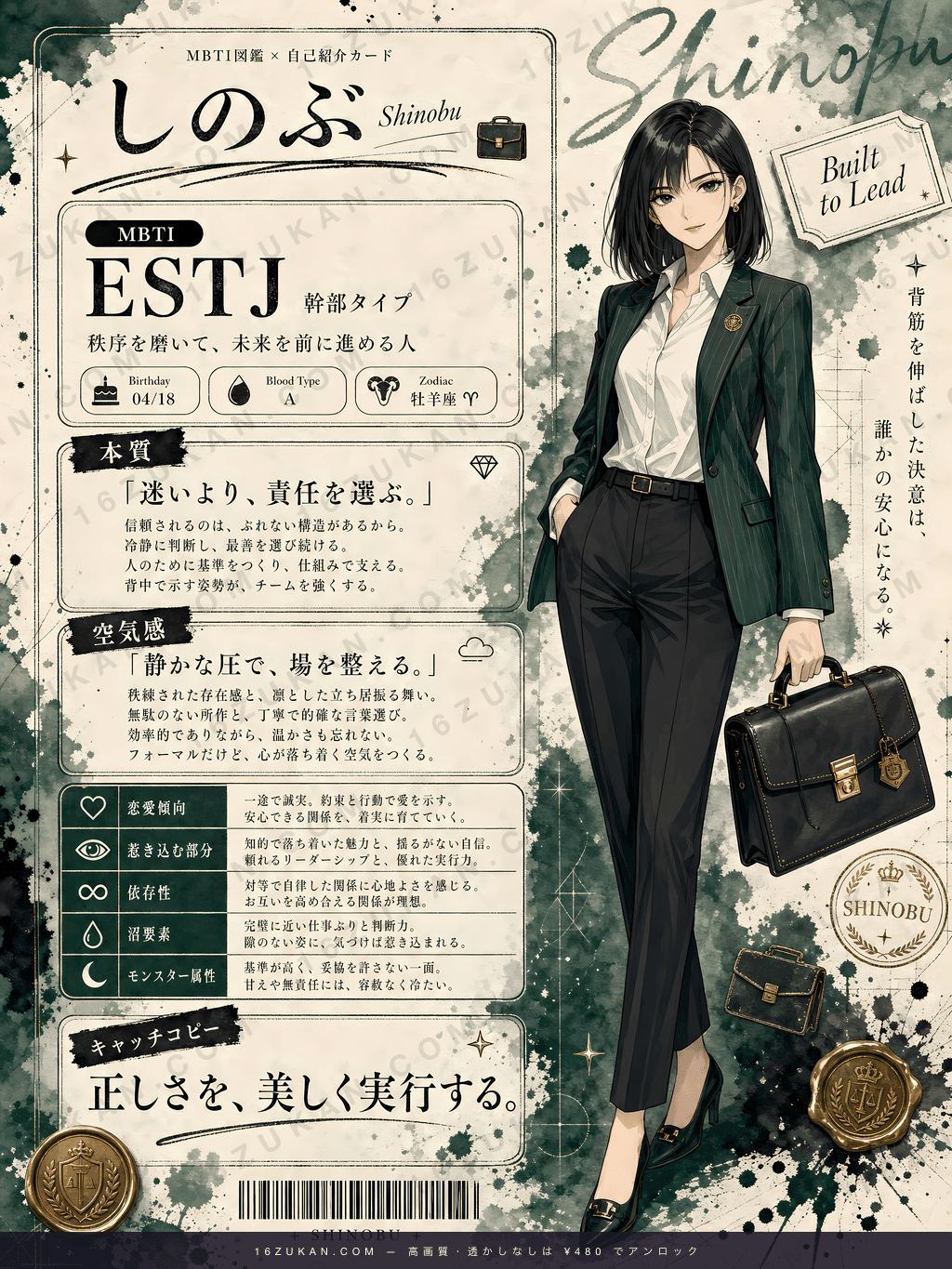 結 – ESTJ